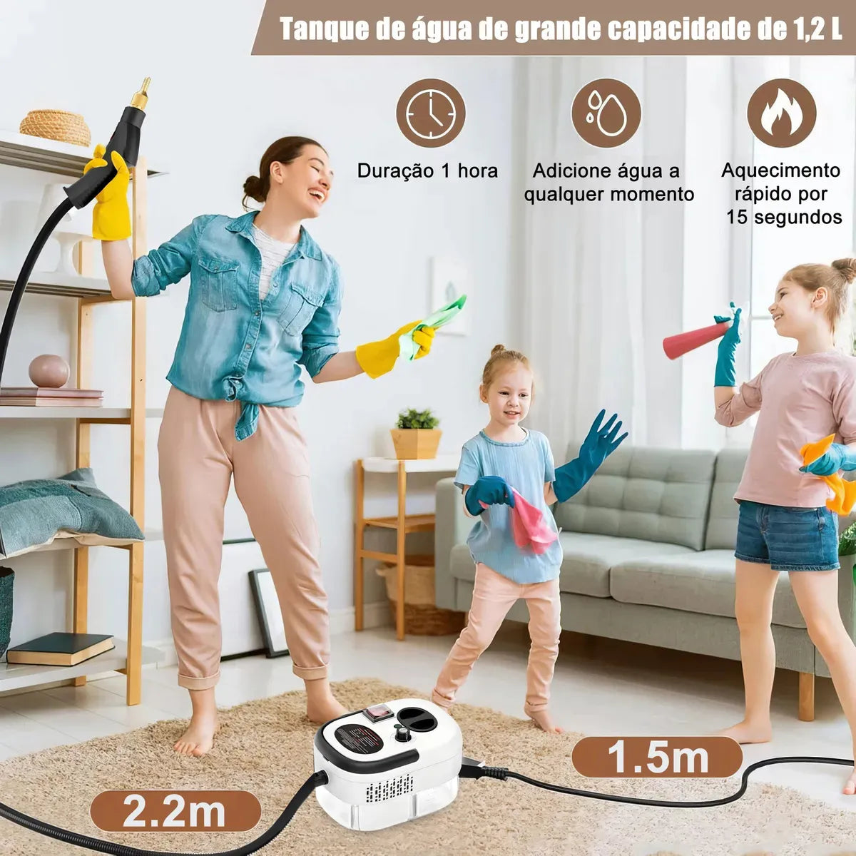 MOPA A VAPOR ANTI GRASA