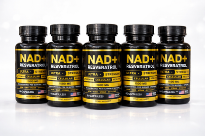 NAD + RESVERATROL AMERICANO 60 CAPSULAS