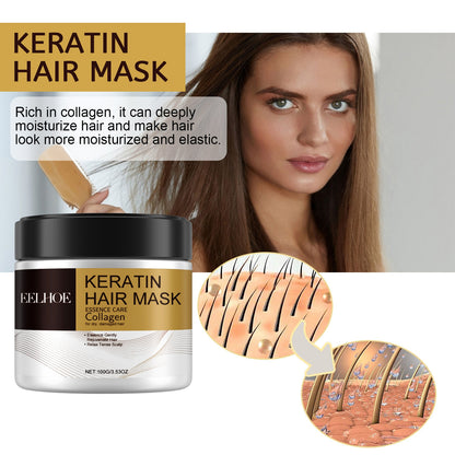 Keratina Oil Coco Colágeno Argan Cabello