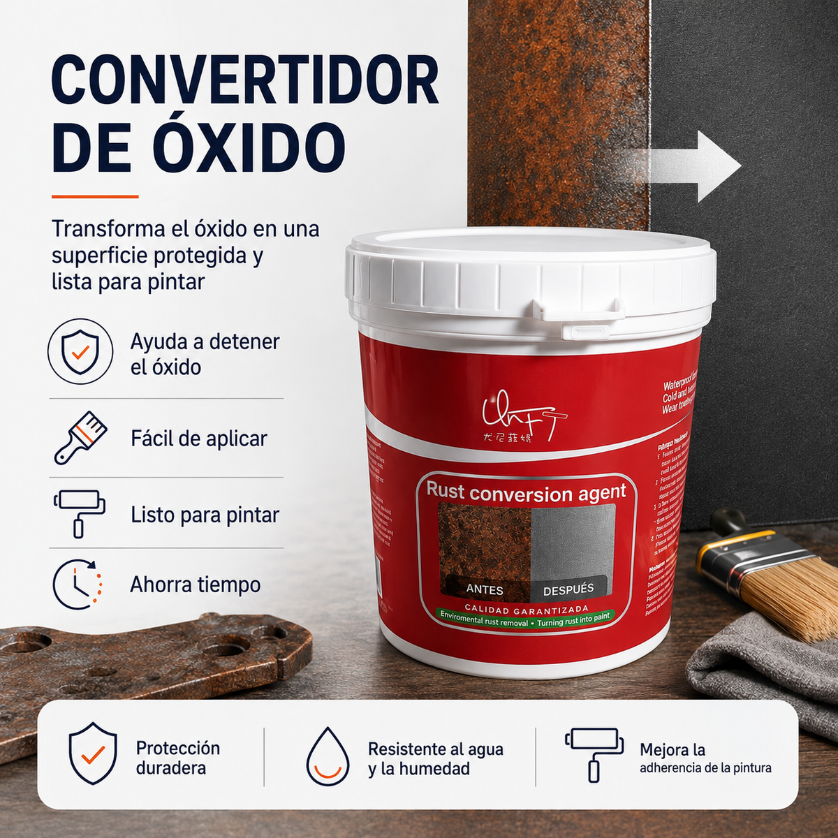 Convertidor Óxido Anticorrosivo 1KG