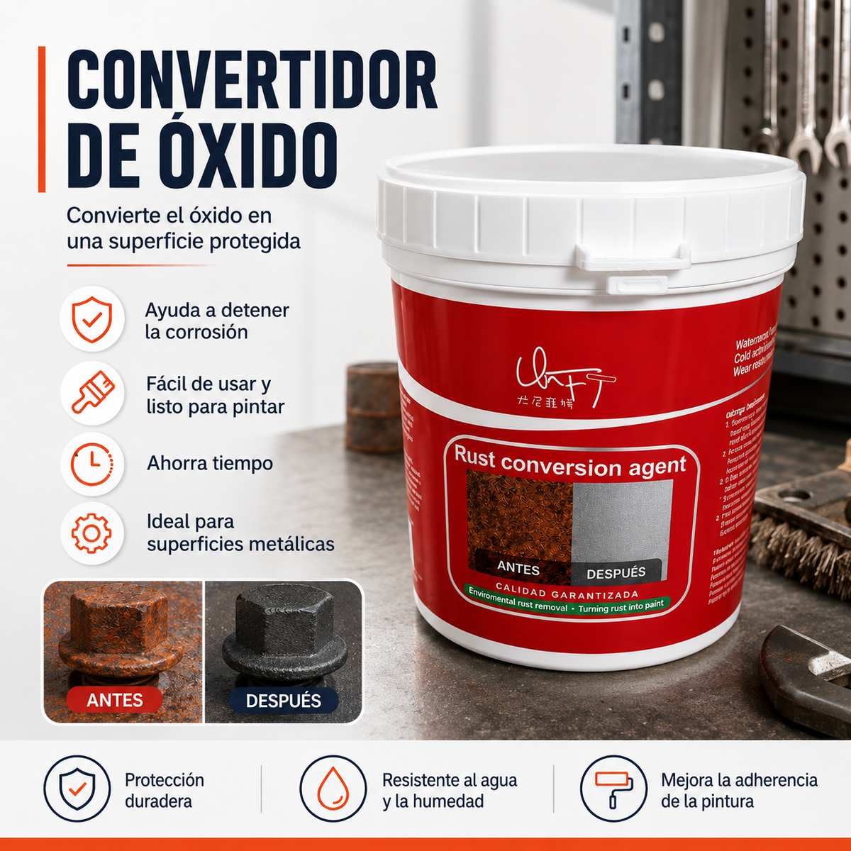 Convertidor Óxido Anticorrosivo 1KG