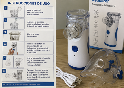 Nebulizador Portátil para Niños y Adultos