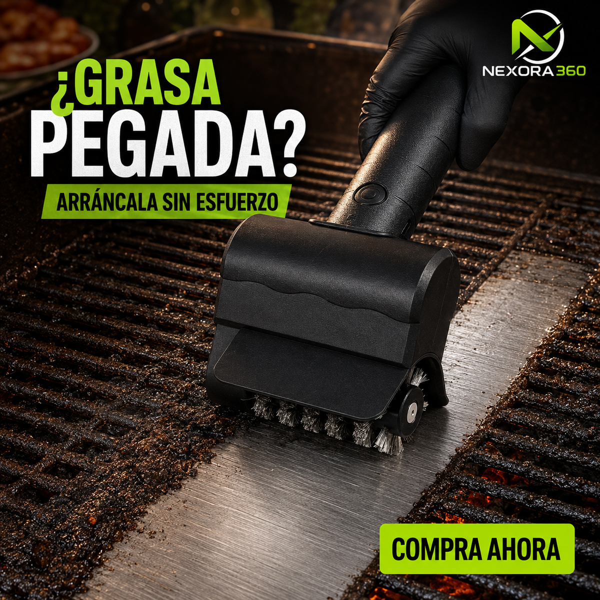 CEPILLO ELECTRICO - LIMPIA PARRILLAS