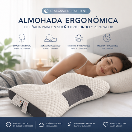 Almohada Cervical Ergonomica