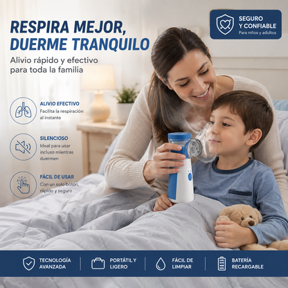 Nebulizador Portátil para Niños y Adultos