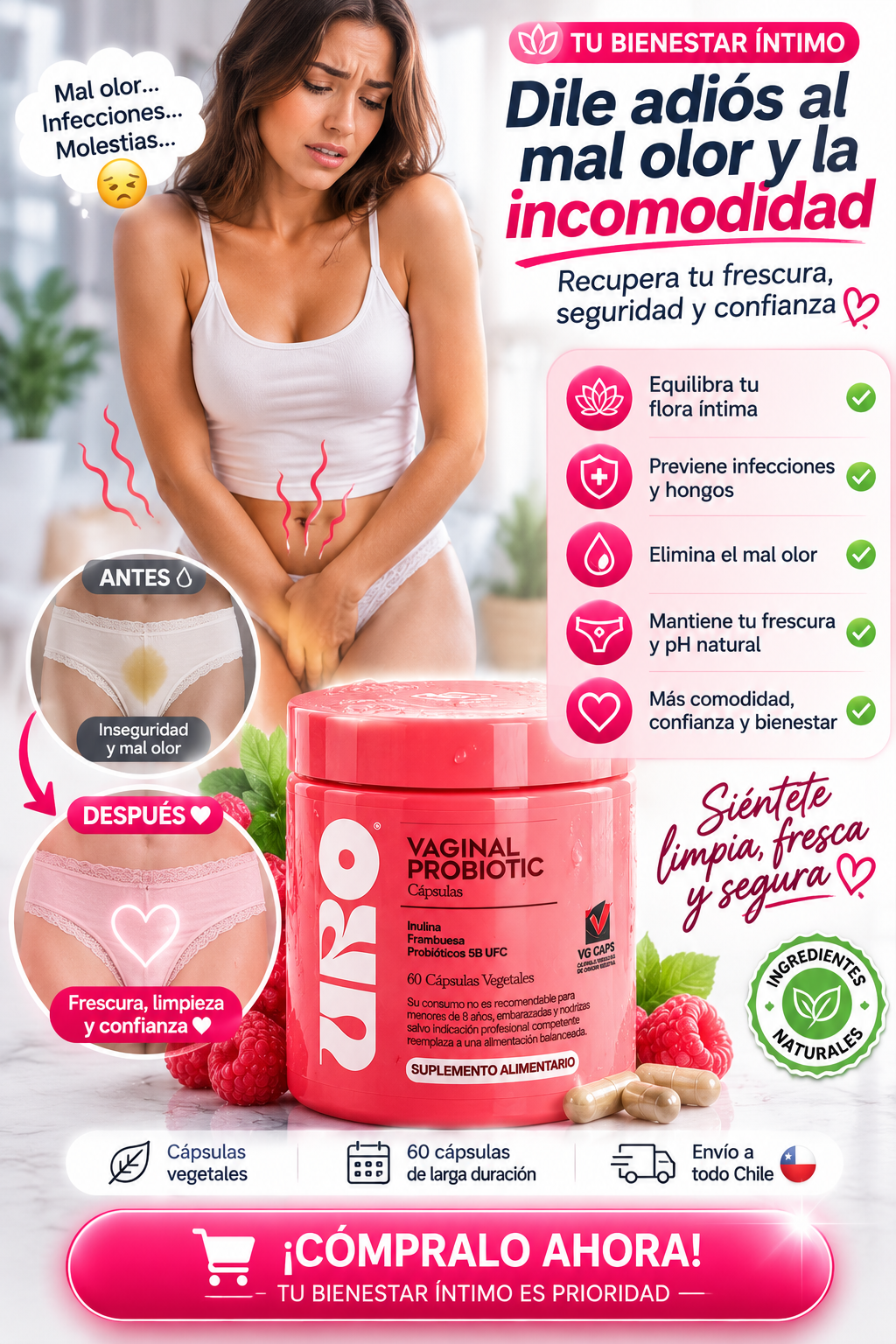 PROBIOTICO VAGINAL URO