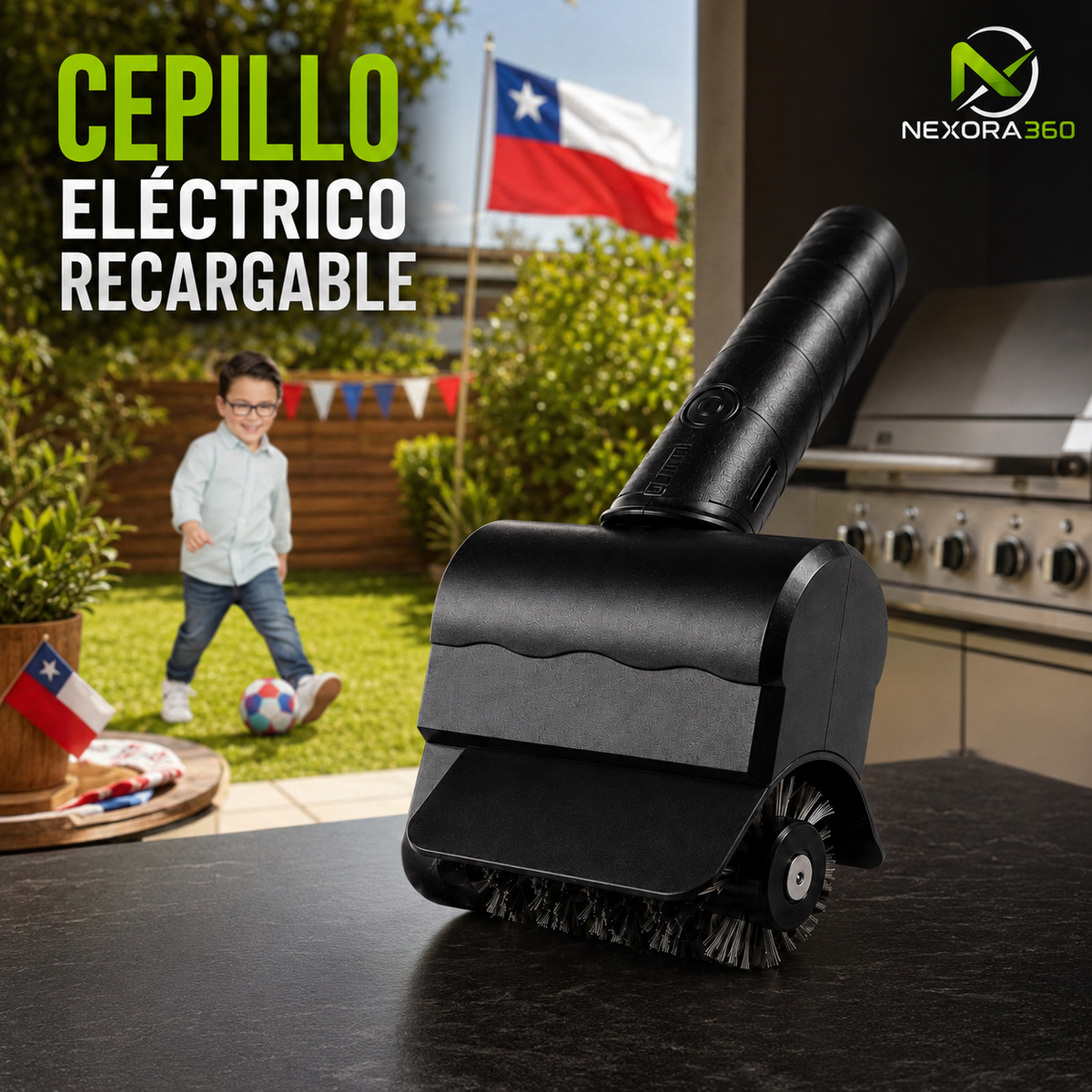 CEPILLO ELECTRICO - LIMPIA PARRILLAS