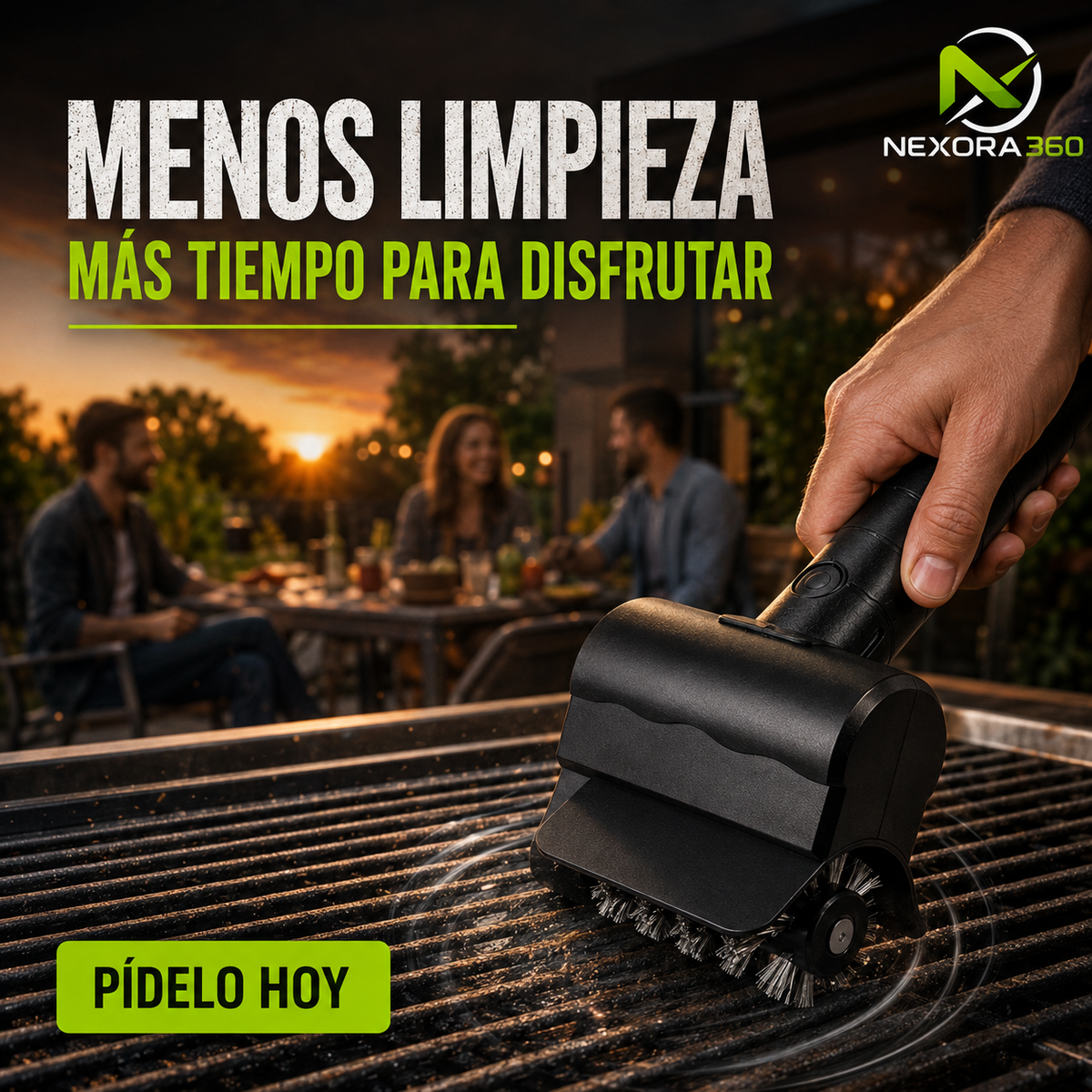 CEPILLO ELECTRICO - LIMPIA PARRILLAS