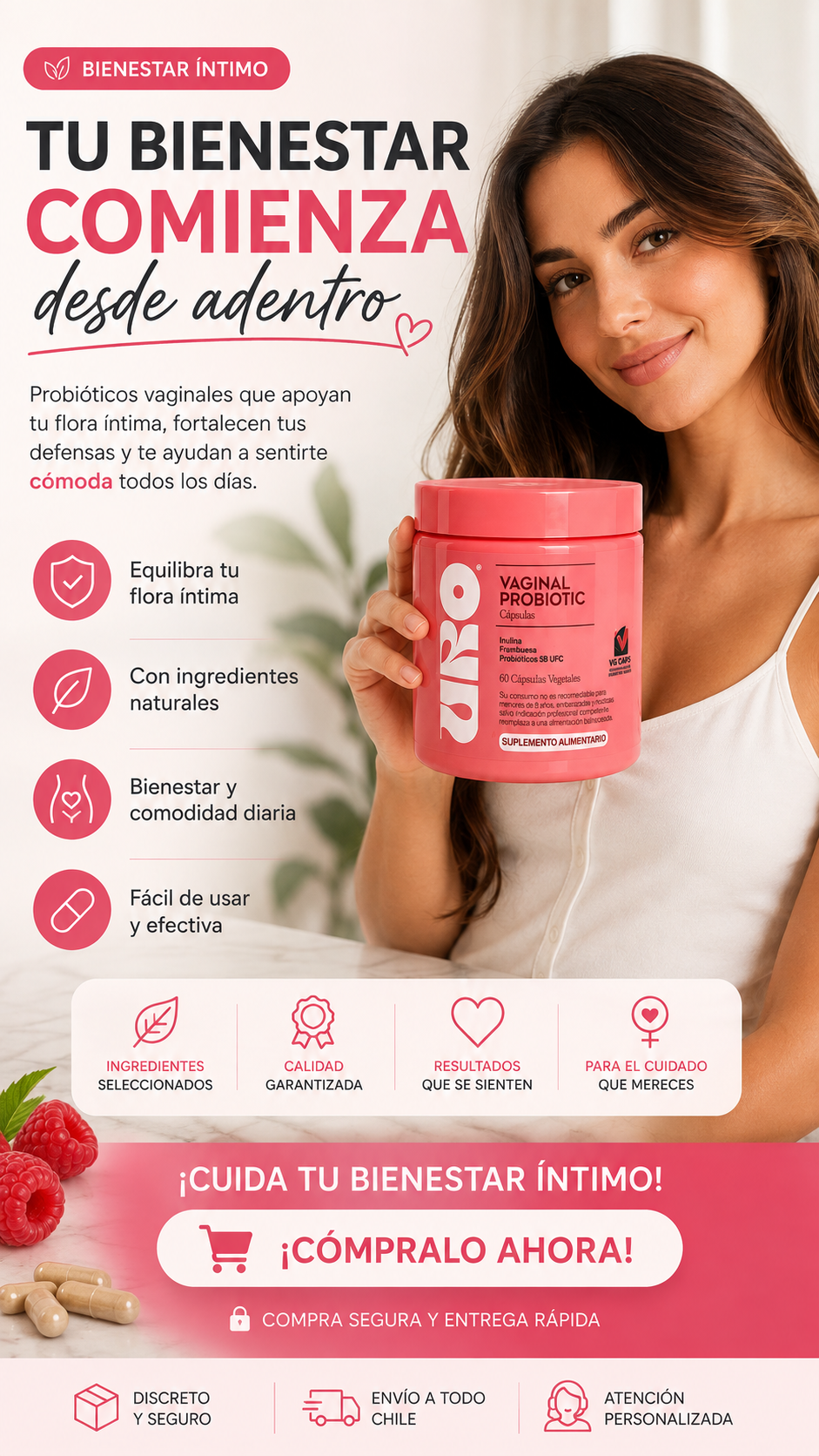 PROBIOTICO VAGINAL URO